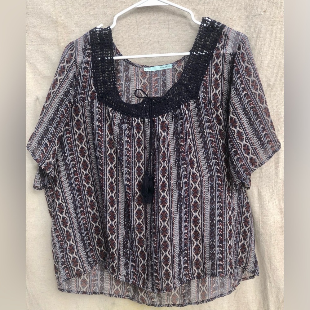 Patterned Maurice’s Blouse
